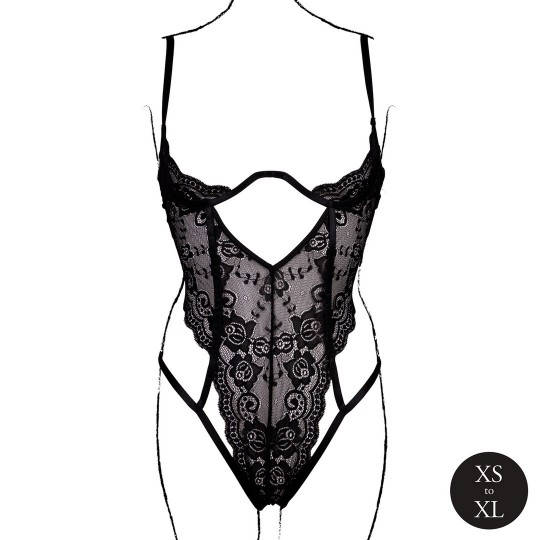 BODY LACE UNDERWIRED PRETO LE DÉSIR