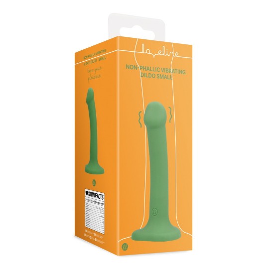 LOVELINE NON-PHALLIC VIBRATING DILDO SMALL GREEN