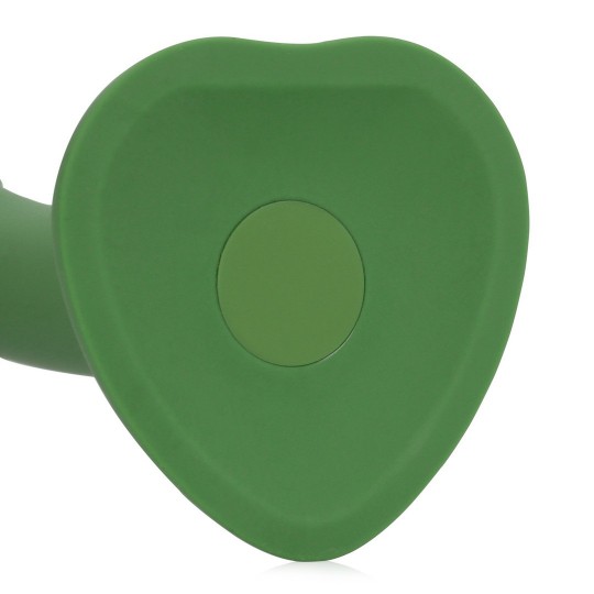 LOVELINE NON-PHALLIC VIBRATING DILDO SMALL GREEN