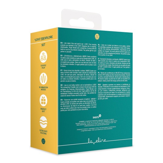 CONJUNTO DE BALA COM 4 ACESSÓRIOS LOVE' (S)EXPLORE VERDE LOVELINE