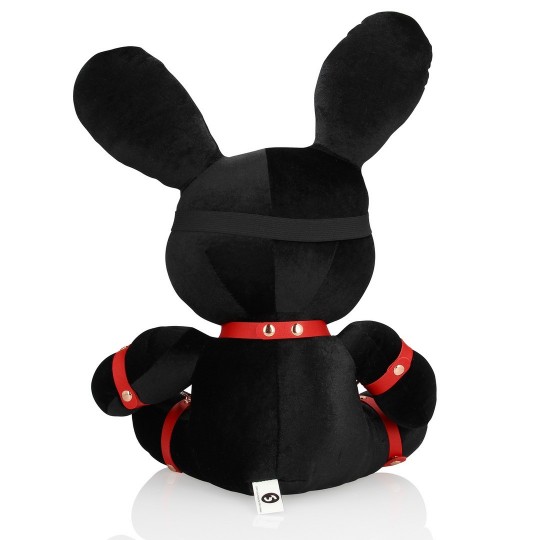 RABBIT BONDAGE - VELVET - LARGE - BLACK