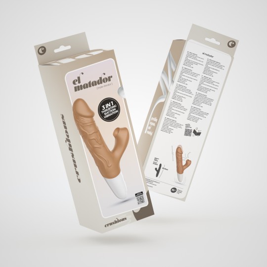 VIBRATORE REALISTICO DI SPINTA EL MATADOR CRUSHIOUS
