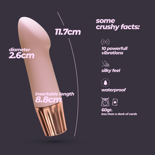 МИНИ ВИБРАТОР CRUSHIOUS MELLOW ANGLER РОЗОВЫЙ