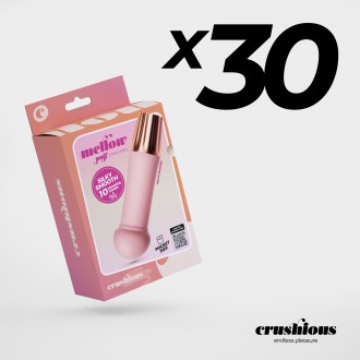 PACK DE 30 MINI VIBRATEUR MELLOW PUFF ROSE CRUSHIOUS