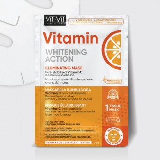 VIT VIT COSMETICS VITAMIN C FACIAL TISSUE MASK 20GR