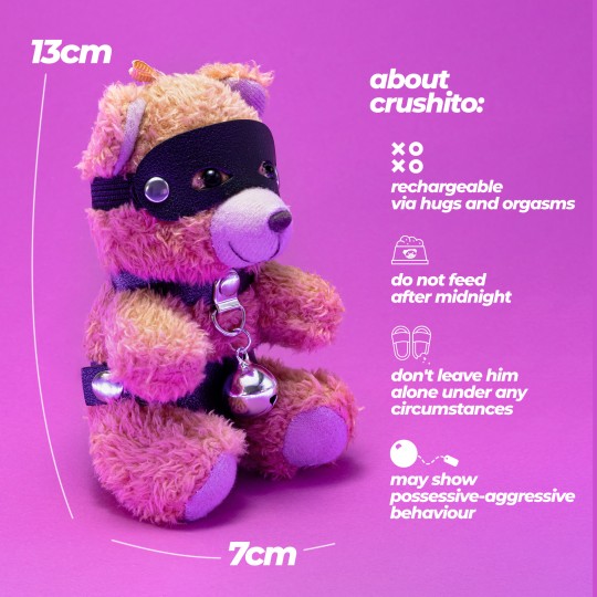 БРЕЛОК ДЛЯ КЛЮЧЕЙ С МЕДВЕЖОНКОМ CRUSHIOUS CRUSHITO BELL