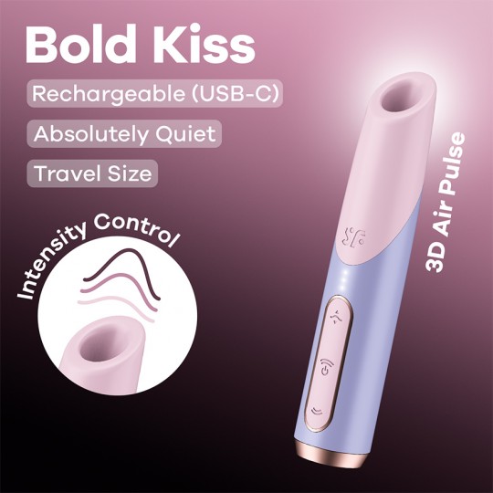 SATISFYER BOLD KISS STIMULATOR