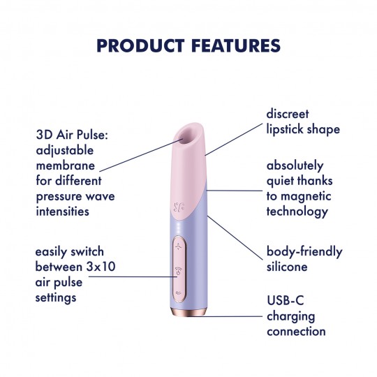 ESTIMULADOR BOLD KISS SATISFYER