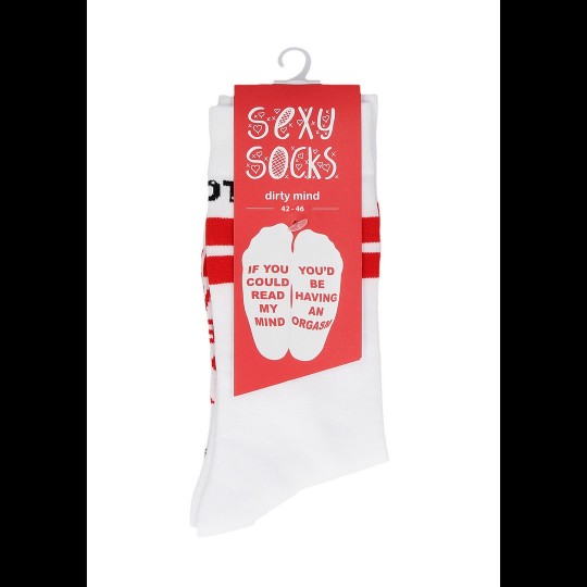 DIRTY MIND SOCKS - US SIZE 8-12 / EU SIZE 42-46