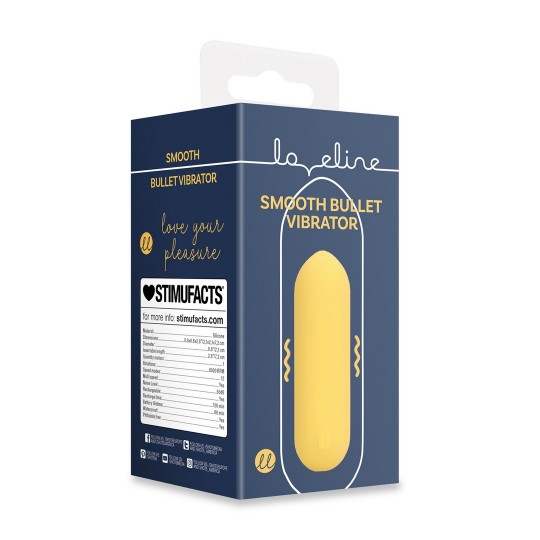 SMOOTH BULLET VIBRATOR - SUNPAC YELLOW