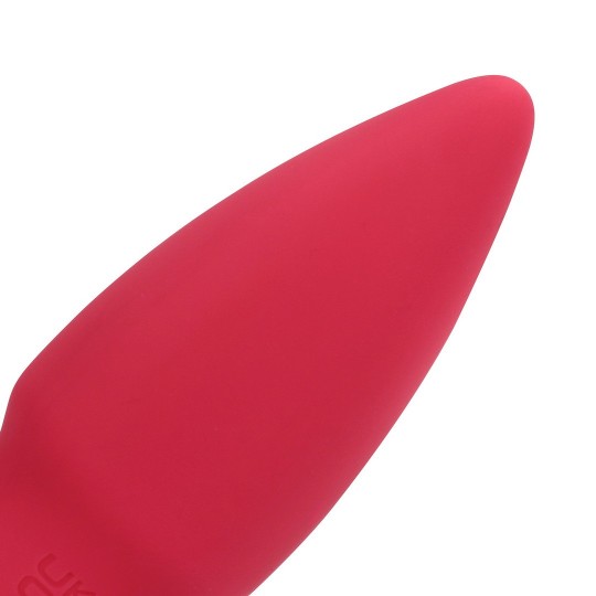 CONE SHAPED BULLET VIBRATOR - BLUSHING RED