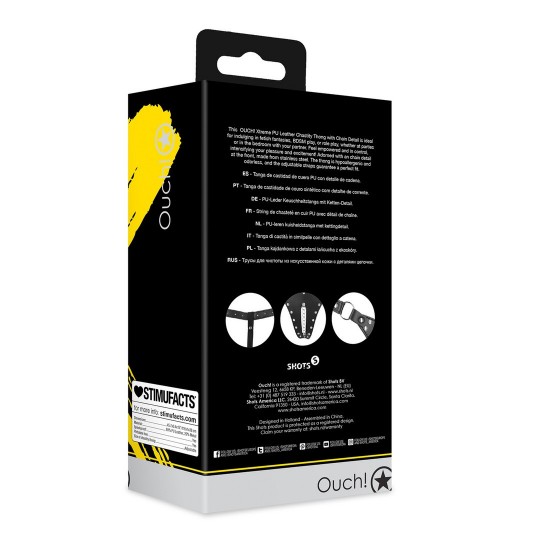 CINTURÓN DE CASTIDAD TANGA XTREME OUCH!