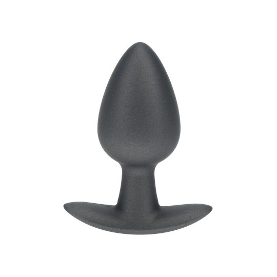 PLUG ANAL SMOOTH SILICONE MEDIUM 3,1 /7,9 CM GUN METAL OUCH!