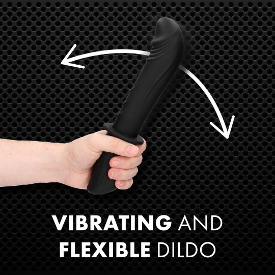 HAND HELD VIBRATING SEX MACHINE - BLACK
