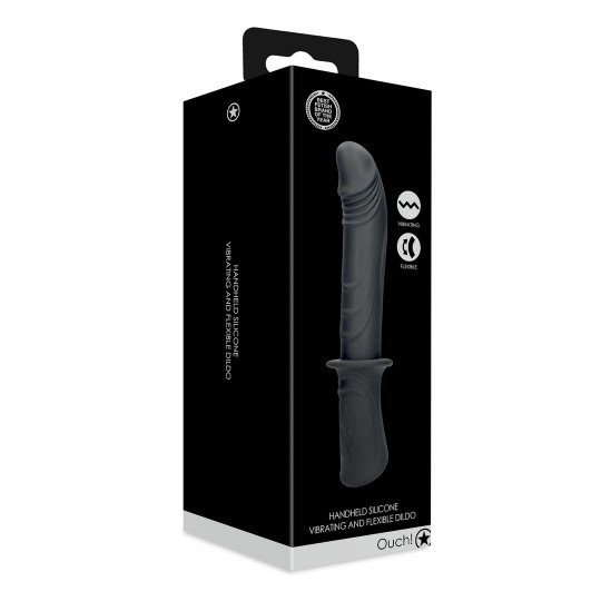 HAND HELD VIBRATING SEX MACHINE - BLACK