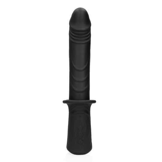 HAND HELD VIBRATING SEX MACHINE - BLACK