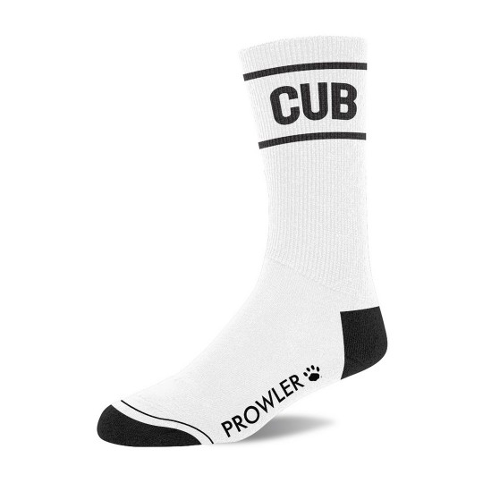 CUB SOCKS - WHITE/BLACK