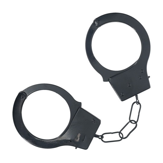 CLASSIC METAL HANDCUFFS - BLACK