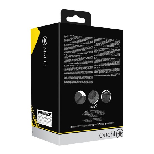 ОЙ! XTREME ЗАСТЕЖКА-МОЛНИЯ НА ВСЮ ДЛИНУ РУКИ И ПЛЕЧА ЧЕРНЫЙ