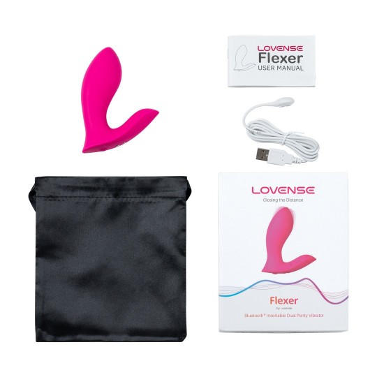 FLEXER - BLUETOOTH WEARABLE FINGER VIBRATOR - PINK