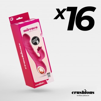 PACK OF 16 CRUSHIOUS MIRENCA WIGGLE RABBIT VIBRATOR