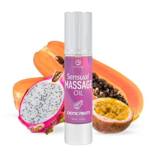 SECRET PLAY EXOTIC FRUITS FLAVOUR MASSAGE OIL 50 ML