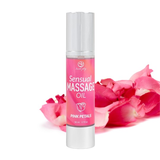 ÓLEO DE MASSAGEM AROMA PÉTALAS DE ROSA 50 ML SECRET PLAY