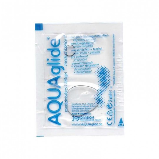 AQUAGLIDE NEUTRAL LUBRICANT SACHET 3 ML