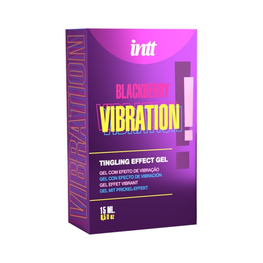 GEL CON VIBRACIÓN VIBRATION BLACKBERRY INTT 15ML