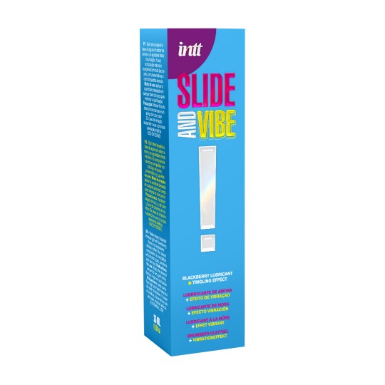LUBRIFICANTE A BASE D'ACQUA CON VIBRAZIONI SLIDE AND VIBE 35ML INTT
