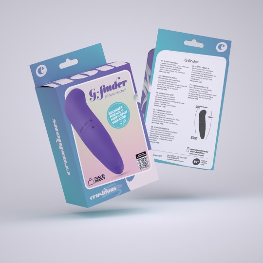 PACK OF 30 CRUSHIOUS G-FINDER MINI MASSAGER PURPLE