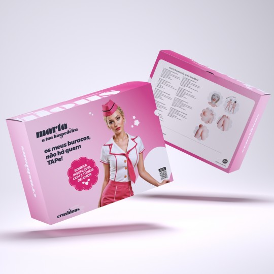 MARTA A HOSPEDEIRA BONECA INSUFLÁVEL LOIRA CRUSHIOUS