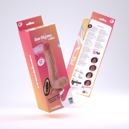 VIBRADOR DE SILICONE LÍQUIDO INVIKTUS VIBE 9 CRUSHIOUS PELE