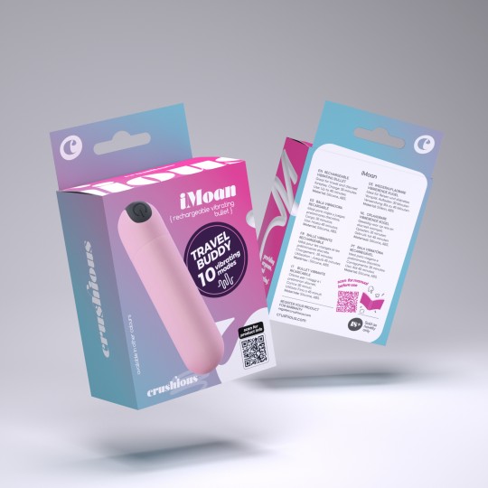 IMOAN BALLE VIBRANTE RECHARGEABLE ROSE PASTEL CRUSHIOUS