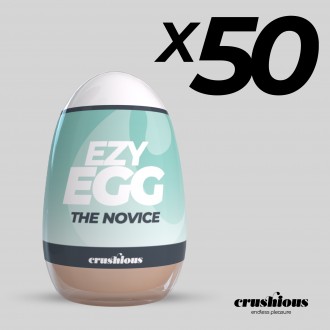 УПАКОВКА ИЗ 50 ЯИЦ CRUSHIOUS EZY EGG ЯЙЦО МАСТУРБАТОРА ДЛЯ НАЧИНАЮЩИХ