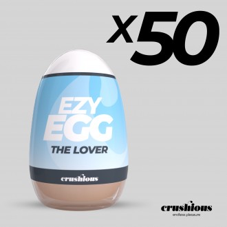CONFEZIONE DA 50 UOVO MASTURBATORE EZY EGG THE LOVER CRUSHIOUS