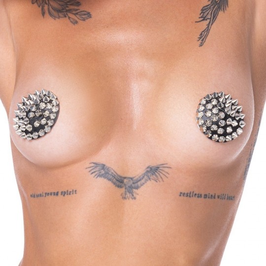 NIPPLE STICKERS SPIKES