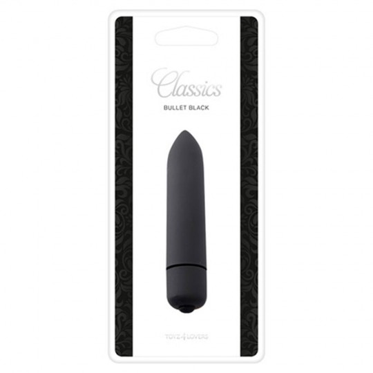 BALA VIBRADORA BULLET NEGRA