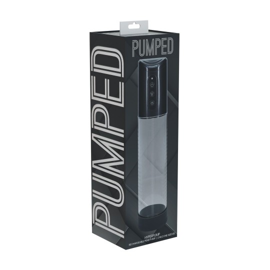 POMPE RECHARGEABLE POUR LE PÉNIS HYPERPUMP GUN METAL PUMPED 