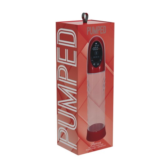 POMPE AUTOMATIQUE POUR PÉNIS CYBERPULSE METALLIC RED PUMPED 