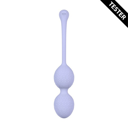 VIBRATING BEAD KEGEL WITH REMOTE CONTROL - LAVENDER - TESTER