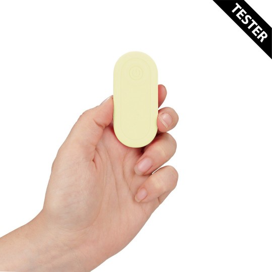 VIBRATING G-SPOT VIBE WITH REMOTE CONTROL - YELLOW - TESTER