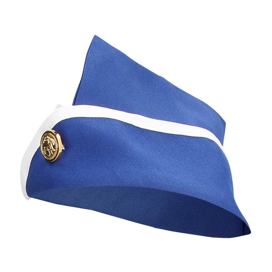 COSTUME D'HÔTESSE BLEU/BLANC S-LINE 