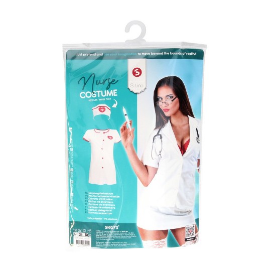 COSTUME D'INFIRMIÈRE BLANC S-LINE 