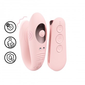 VIBRATEUR POUR COUPLE AVEC TÉLÉCOMMANDE CHARME VIBE ROSA LOVELINE 