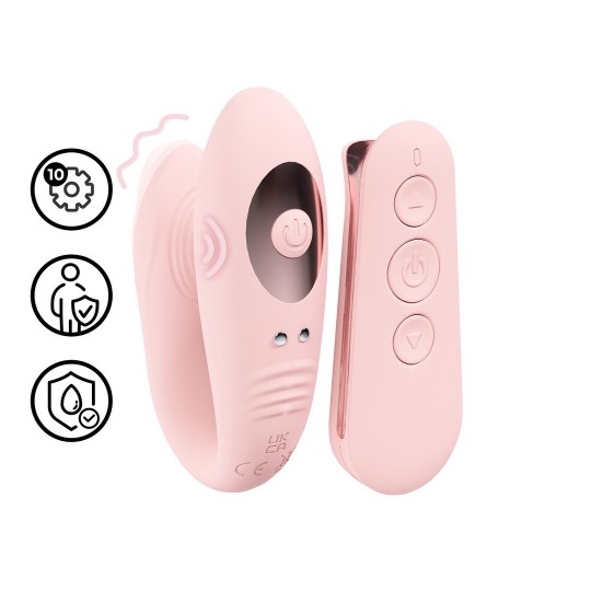 VIBRATEUR POUR COUPLE AVEC TÉLÉCOMMANDE CHARME VIBE ROSA LOVELINE 