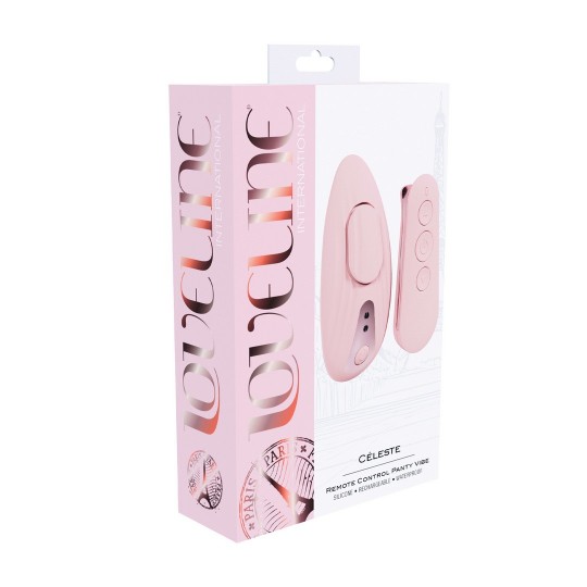 CÉLESTE - VIBRADOR DE PANTY CON CONTROL REMOTO - ROSA