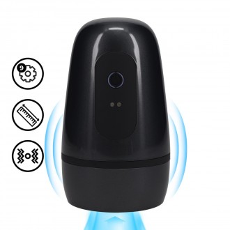 MASTURBATEUR D’ASPIRATION DE PRESSION NÉGATIVE AVEC VIBRATION PULSAR GUN METAL PUMPED