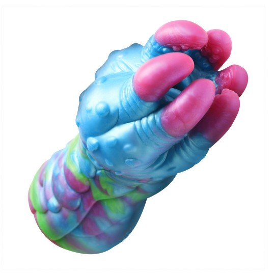 ASSTRA - ESTIMULADOR DE SILICONA PARA EL TRASERO - AZUL/PÚRPURA