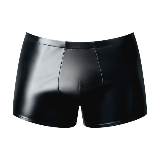 SHORT POUCH WETLOOK - NEGRO
